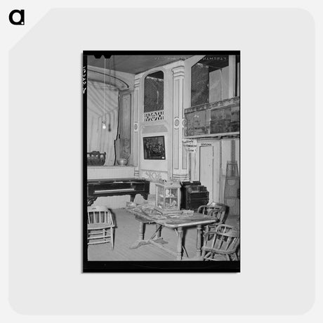 アートポストカード-Corner of the Bird Cage Theater, Tombstone, Arizona
 - ラッセル リー Postcard.