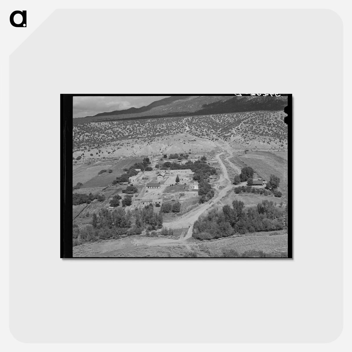 アートポストカード-Rio Hondo Village, New Mexico
 - ラッセル リー Postcard.