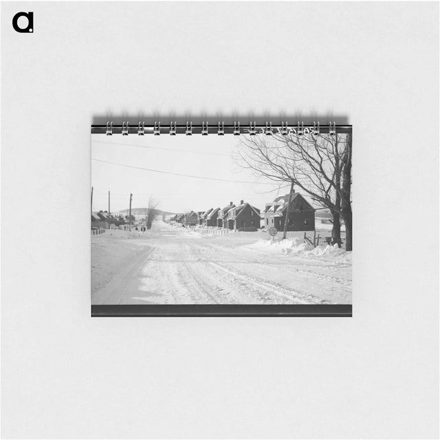 アートメモ帳-View of New Houses at the Ironwood Homesteads
 - ラッセル リー Memo.
