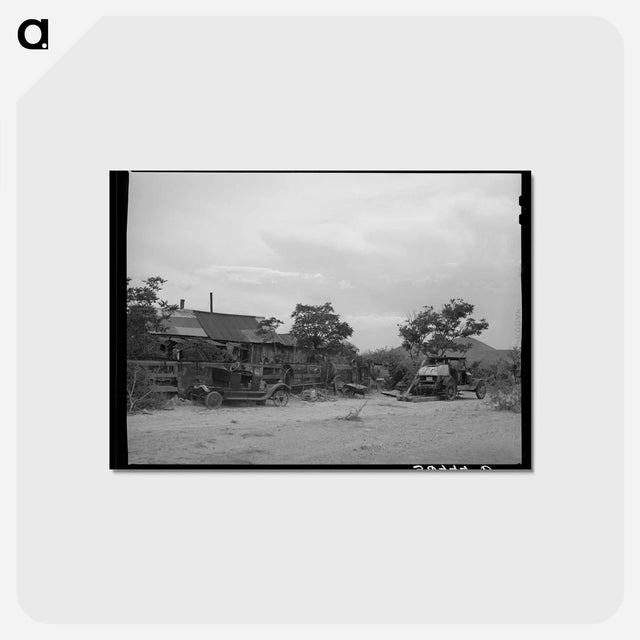 アートポストカード-Shack Homes, Tombstone, Arizona
 - ラッセル リー Postcard.