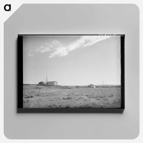 アートパネル-Farmstead on Black Canyon Project
 - ラッセル リー Canvas.