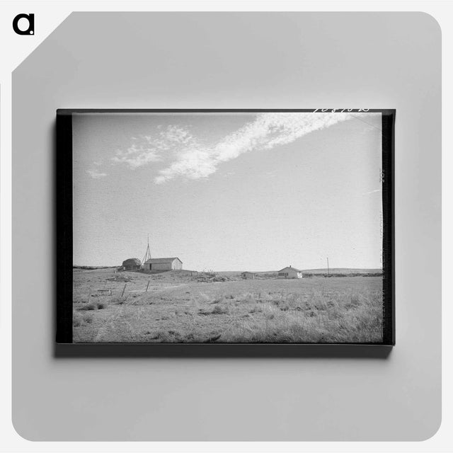 アートパネル-Farmstead on Black Canyon Project
 - ラッセル リー Canvas.