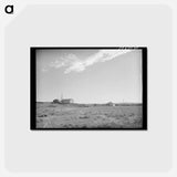 アートポストカード-Farmstead on Black Canyon Project
 - ラッセル リー Postcard.