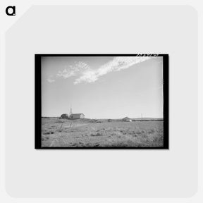 アートポストカード-Farmstead on Black Canyon Project
 - ラッセル リー Postcard.