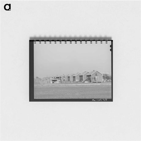 アートメモ帳-Houses for Workers on Cotton Farm, Refugio County, Texas
 - ラッセル リー Memo.