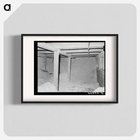 アートポスター-Cotton Seed in Storage, McLennan County, Texas
 - ラッセル リー Poster.