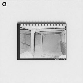 アートメモ帳-Cotton Seed in Storage, McLennan County, Texas
 - ラッセル リー Memo.
