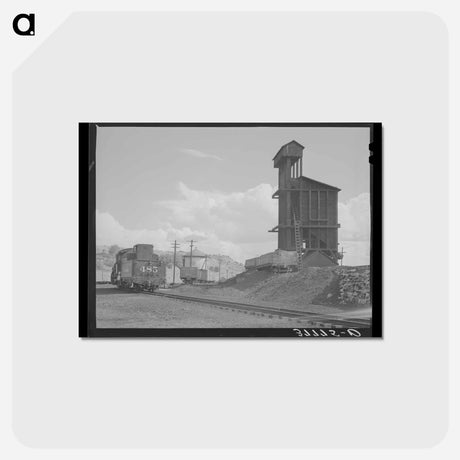 アートポストカード-Railroad Yards, Durango, Colorado
 - ラッセル リー Postcard.
