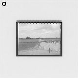 アートメモ帳-Pea Pickers Going into the Fields, Canyon County, Idaho
 - ラッセル リー Memo.