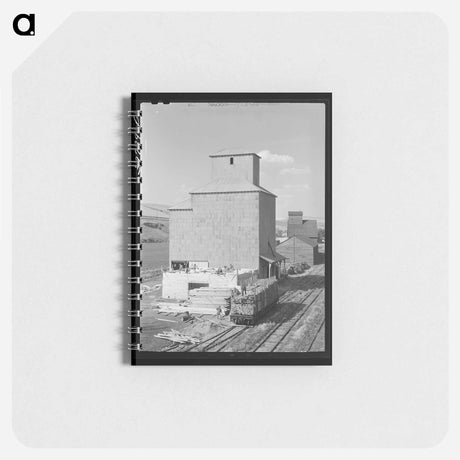 アートメモ帳-Wheat Elevator, Dayton, Washington
 - ラッセル リー Memo.