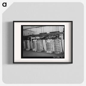 アートポスター-Conveyor of Cotton at Compress, Houston, Texas
 - ラッセル リー Poster.