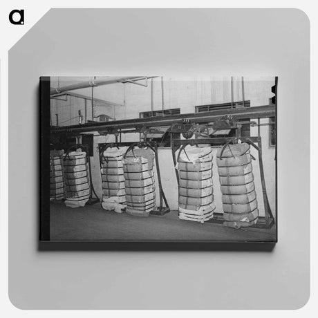 アートパネル-Conveyor of Cotton at Compress, Houston, Texas
 - ラッセル リー Canvas.