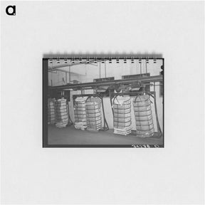 アートメモ帳-Conveyor of Cotton at Compress, Houston, Texas
 - ラッセル リー Memo.