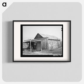 アートポスター-Building of Old Virginia City Used as Barn
 - ラッセル リー Poster.