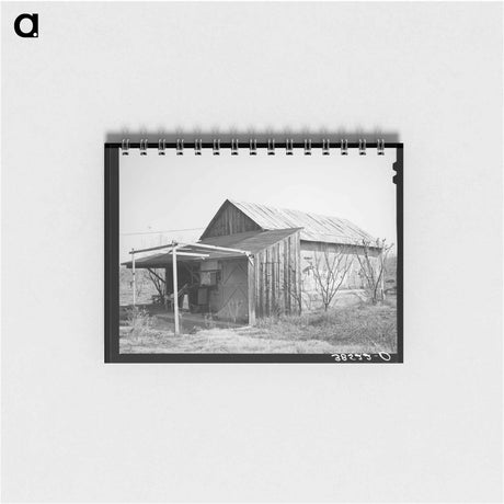 アートメモ帳-Building of Old Virginia City Used as Barn
 - ラッセル リー Memo.