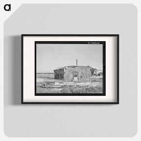 アートポスター-House of Squatter, Nueces Bay, Corpus Christi, Texas
 - ラッセル リー Poster.