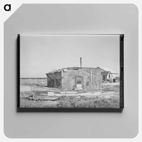 アートパネル-House of Squatter, Nueces Bay, Corpus Christi, Texas
 - ラッセル リー Canvas.