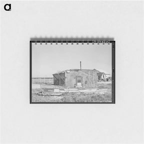 アートメモ帳-House of Squatter, Nueces Bay, Corpus Christi, Texas
 - ラッセル リー Memo.