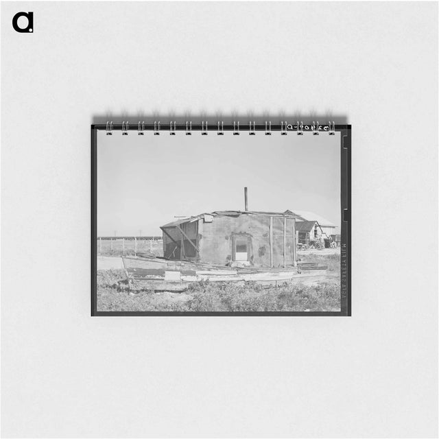 アートメモ帳-House of Squatter, Nueces Bay, Corpus Christi, Texas
 - ラッセル リー Memo.