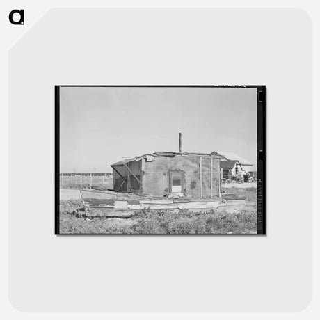 アートポストカード-House of Squatter, Nueces Bay, Corpus Christi, Texas
 - ラッセル リー Postcard.