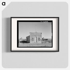 アートポスター-Old Justice Court and U.S. Commissioners Court in Dagmar, Sheridan County, Montana
 - ラッセル リー Poster.
