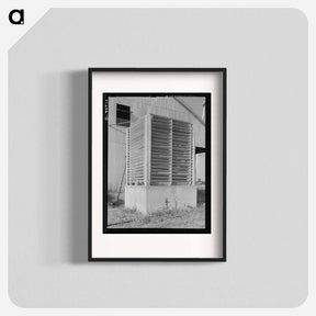 アートポスター-Cotton Gin Condensing Tower, Lake Dick Project
 - ラッセル リー Poster.