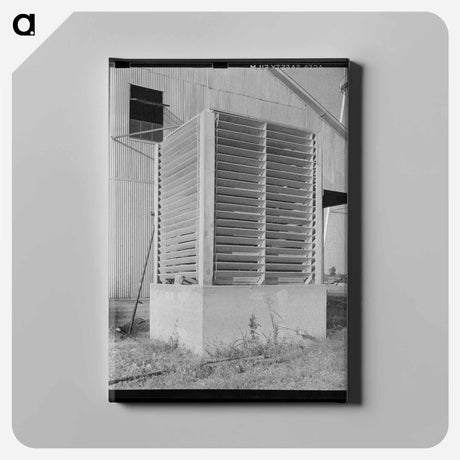 アートパネル-Cotton Gin Condensing Tower, Lake Dick Project
 - ラッセル リー Canvas.