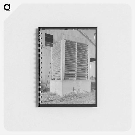 アートメモ帳-Cotton Gin Condensing Tower, Lake Dick Project
 - ラッセル リー Memo.