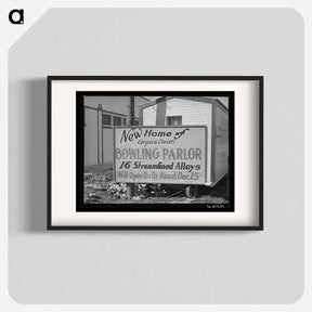 アートポスター-Bowling Alley Construction, Corpus Christi
 - ラッセル リー Poster.