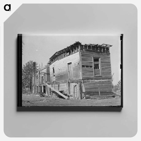 アートパネル-Ruins of Plantation House near Marshall, Texas
 - ラッセル リー Canvas.