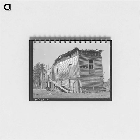 アートメモ帳-Ruins of Plantation House near Marshall, Texas
 - ラッセル リー Memo.