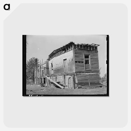 アートポストカード-Ruins of Plantation House near Marshall, Texas
 - ラッセル リー Postcard.