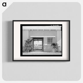 アートポスター-Entrance Detail, Community Building, Arizona Part-Time Farms
 - ラッセル リー Poster.