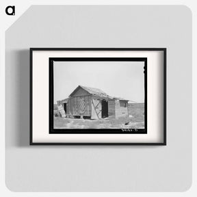 アートポスター-Abandoned Farm Shed, Syracuse, Kansas
 - ラッセル リー Poster.