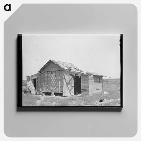 アートパネル-Abandoned Farm Shed, Syracuse, Kansas
 - ラッセル リー Canvas.