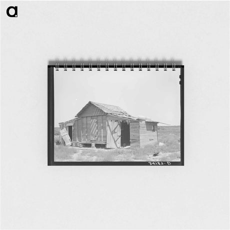 アートメモ帳-Abandoned Farm Shed, Syracuse, Kansas
 - ラッセル リー Memo.