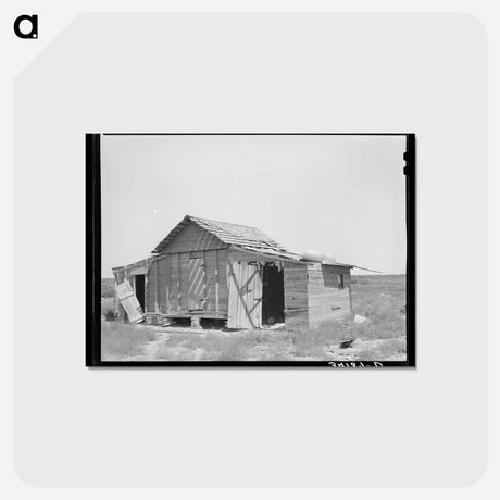 アートポストカード-Abandoned Farm Shed, Syracuse, Kansas
 - ラッセル リー Postcard.