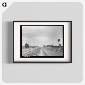 アートポスター-Irrigation Ditch, San Juan, Texas
 - ラッセル リー Poster.