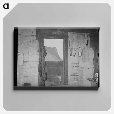 アートパネル-Window in an Agricultural Day Laborer's Home, Muskogee, Oklahoma
 - ラッセル リー Canvas.