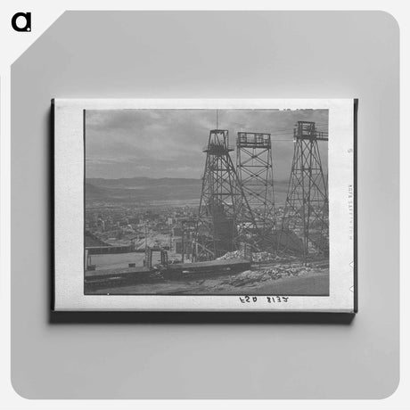 アートパネル-Anaconda Copper Mines, Butte, Montana
 - ラッセル リー Canvas.