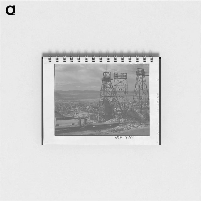 アートメモ帳-Anaconda Copper Mines, Butte, Montana
 - ラッセル リー Memo.
