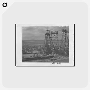 アートポストカード-Anaconda Copper Mines, Butte, Montana
 - ラッセル リー Postcard.