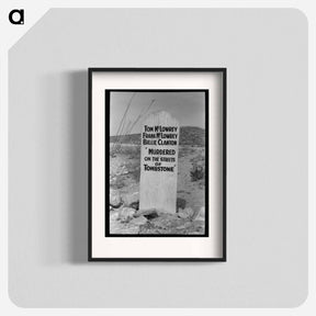 アートポスター-Tombstone, Boot Hill Cemetery
 - ラッセル リー Poster.