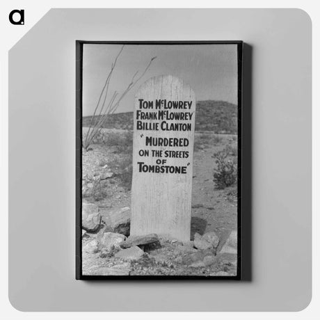 アートパネル-Tombstone, Boot Hill Cemetery
 - ラッセル リー Canvas.