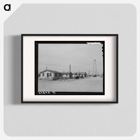 アートポスター-Houses of Oil Field Workers, Hobbs, New Mexico
 - ラッセル リー Poster.