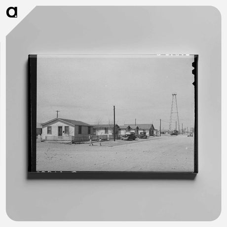 アートパネル-Houses of Oil Field Workers, Hobbs, New Mexico
 - ラッセル リー Canvas.