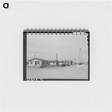 アートメモ帳-Houses of Oil Field Workers, Hobbs, New Mexico
 - ラッセル リー Memo.