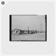 アートポストカード-Houses of Oil Field Workers, Hobbs, New Mexico
 - ラッセル リー Postcard.