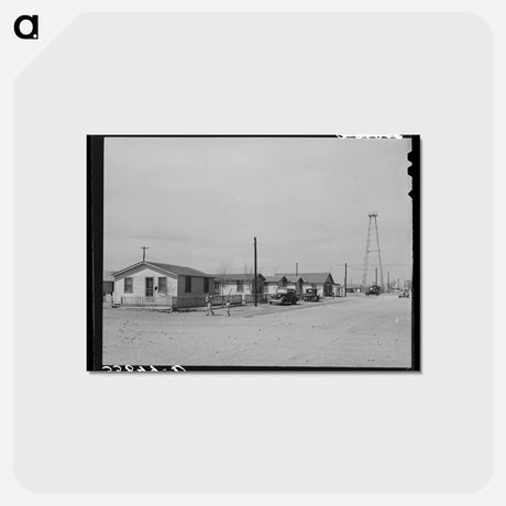 アートポストカード-Houses of Oil Field Workers, Hobbs, New Mexico
 - ラッセル リー Postcard.