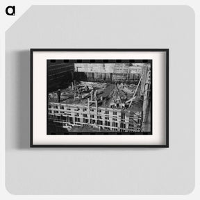 アートポスター-Shasta Dam Under Construction, Shasta County, California
 - ラッセル リー Poster.